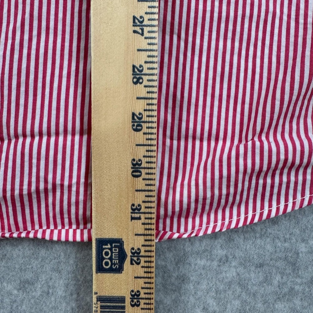 Panhandle‎ Rough Stock Mens 2XL Red Stripe Western Pearl Snap Shirt R0S5046 - Picture 7 of 8